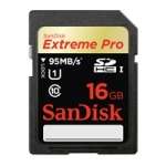 SanDisk SDSDXPA-016G-X46 (SDSDXPA016GX46) 16GB Extreme Pro SDHC Memory Card - 95mb/s SanDisk SDSDXPA-016G-X46 (SDSDXPA016GX46) 16GB Extreme Pro SDHC Memory Card - 95mb/s